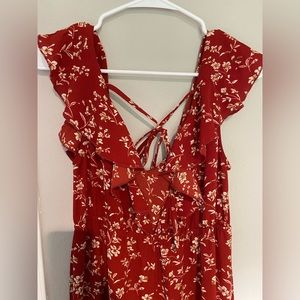 Boho maternity jumpsuit